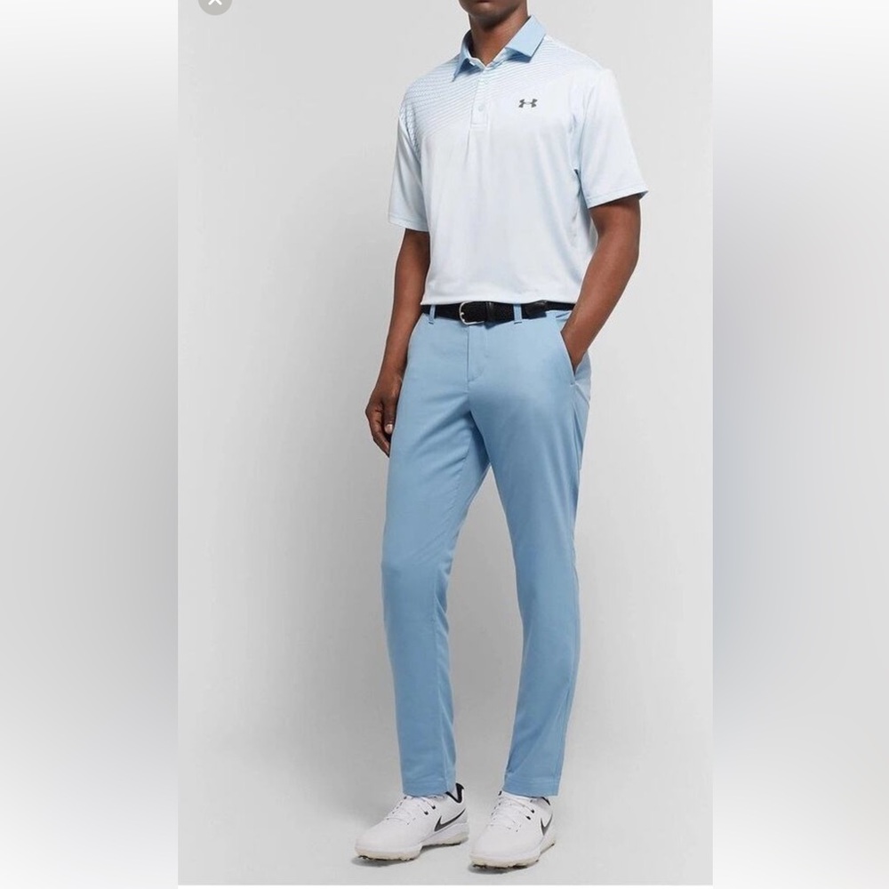 Under armour men’s matchplay tapered straight pants light blue 36/34